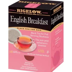 Keurig K-Cups<Bigelow English Breakfast Black Tea, Pods, 18/Box (RCB09906)