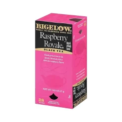 Tea<Bigelow Raspberry Royale Black Tea Bags, 28/Box (RCB003401)