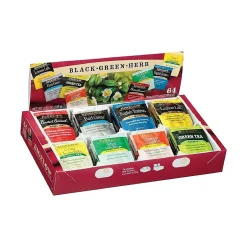Tea<Bigelow Variety Pack Assorted Tea Bags, 64/Box (10568)