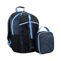 Backpacks<Bijoux Deluxe Backpack, Camo, Black/Blue (110592ST-OC2)