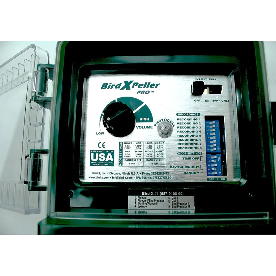 Pest Control<Bird-X Peller Pro Version 1, Sonic Deterrent (BXP-PRO-1)