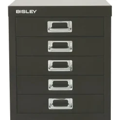 Sale ® 5-Drawer Steel Desktop Multidrawer Storage Cabinet, Black (MD5-BK) File Cabinets
