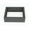 Plinth Base for Steel Under Desk Multidrawer Cabinet, Black (MDPLINTH) File Cabinets