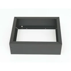 Plinth Base for Steel Under Desk Multidrawer Cabinet, Black (MDPLINTH) File Cabinets