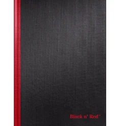 Black N' Red 1-Subject Professional Notebooks, 8.25" x 11.75", Wide Ruled, 96 Sheets, Black (JDK-D66174) Online