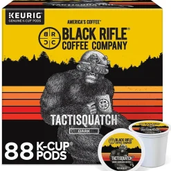 Keurig K-Cups<Black Rifle Coffee Company Tactisquatch Coffee Keurig® K-Cup® Pods, Dark Roast, 88/Carton (5000384046CT)