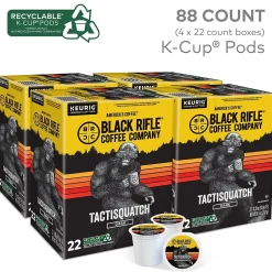 Keurig K-Cups<Black Rifle Coffee Company Tactisquatch Coffee Keurig® K-Cup® Pods, Dark Roast, 88/Carton (5000384046CT)