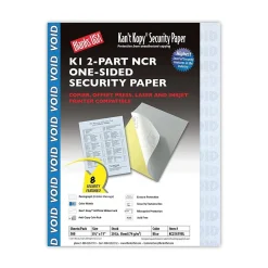 Outlet Kan't Kopy 8.5" x 11" Carbonless Security Paper, 20 lbs., Blue, 500 Sheets/Ream (KC25A1VBL) Security & Carbon