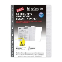 Sale Kan't Kopy 8.5" x 11" Security Paper, 60 lbs., Gray, 250 Sheets/Pack (KK12A1VGYNB) Security & Carbon