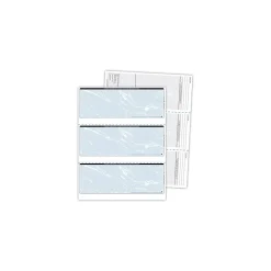 Best Kan't Kopy 8.5" x 11" Security Check On Top, 60 lbs., Blue, 250 Sheets/Pack (SC425BL) Security & Carbon