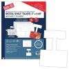 Outlet Blanks/USA® 5" Tall Shelf Talker, White, 200/Pack Business Cards