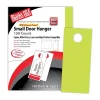 Sale Blanks/USA® 3.67" x 8 1/2" 65 lbs. Digital Timberline Cover Door Hanger, Spring Green, 50/Pack Business Cards