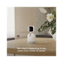 Security Cameras & Systems<Blink Mini Pan-Tilt Wireless Camera, White (B09N6YCT3Y)