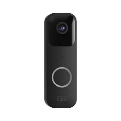 Smart Doorbells<Blink Wi-Fi Wired/Wireless Smart Video Doorbell with Sync Module 2, Black (B08SGC46M9)