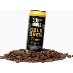 Coffee<BLK & Bold Sweet Cold Brew Coffee, Dark Roast, 8 fl. oz., 12/Box (006-01-0002)
