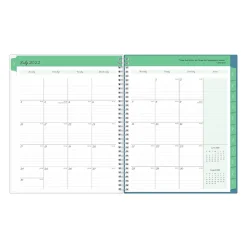 Best Floral Ditsy Dapply Light Weekly & Monthly Lesson Planner, 8.5