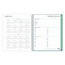Best Floral Ditsy Dapply Light Weekly & Monthly Lesson Planner, 8.5