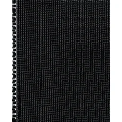 Blueline DuraFlex 1-Subject Professional Notebooks, 8.5" x 11", College Ruled, 80 Sheets, Black (B41.81) New