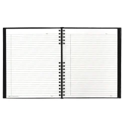 Blueline EcoLogix NotePro 1-Subject Professional Notebooks, 8.5" x 11", College Ruled, 100 Sheets, Black (REDA10200EBLK) Sale