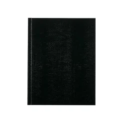 Blueline Executive Hardcover Journal, 7.25" x 9.25", College Ruled, Black, 150 Pages (A7.BLK)