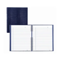 Blueline NotePro Hardcover Executive Journal, 8.5" x 10.75", Wide-Ruled, Indigo Blue, 200 Pages (A10200.BLU) Outlet