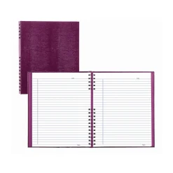 Blueline NotePro Hardcover Executive Journal, 8.5" x 10.75", Wide-Ruled, Grape, 200 Pages (A10200.RAS) Outlet