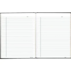 Blueline Professional Notebooks, 7.25" x 9.25", College Ruled, 96 Sheets, Black (A9) Hot