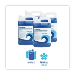 Boardwalk ® Neutral Disinfectant, Floral Scent, 1 gal Bottle, 4/Carton