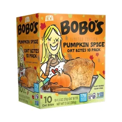 Snacks & Granola Bars<Bobo's Gluten Free Pumpkin Spice Oat Bites, 1.3 oz., 10 Bites/Box (523-D)