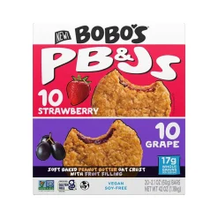 Snacks & Granola Bars<Bobo's PB&J Gluten-Free Oat Bar Variety Pack, 2.1 oz., 20 Bars/Box (810-D)