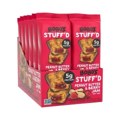 Snacks & Granola Bars<Bobo's Stuff'd Gluten-Free Peanut Butter & Berry Jam Oat Bar, 2.5 oz., Dozen (130-D)