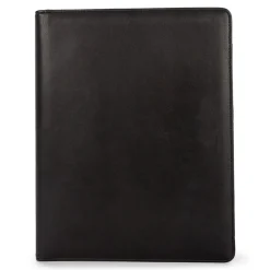 Bond Street Faux Leather Padfolio, Black (WRC5040BS-Black)