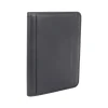 Bond Street Faux Leather Padfolio with Zipper Closure, Black (WRC1512BS-BLACK)