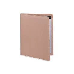 Bond Street Faux Leather Portfolio Case with Zipper Closure, Rose (WRC1511BS-ROSE)