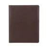 Bond Street Faux Leather Portfolio Case with Zipper Closure, Brown (WRC1511BS-BROWN)