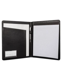 Bond Street Leather Padfolio, Black (WRC5039BS-Black)