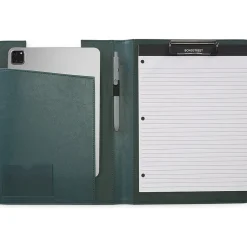 Bond Street Vegan Leather Padfolio, Blue (WRC5041BS-LBLUE)