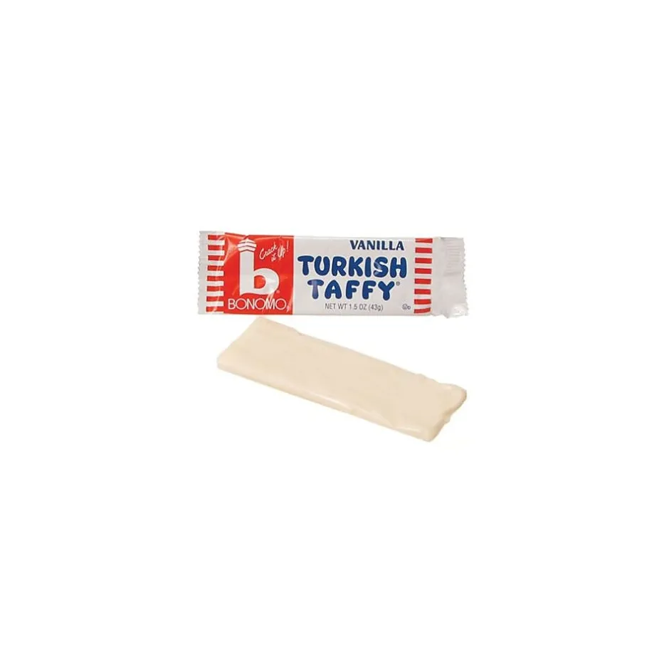 Gummy & Chewy Candy<Bonomo Vanilla Turkish Taffy, 1.5 oz, 24/Box (209-00190)