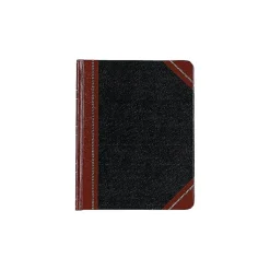 Clearance Boorum & Pease 38 Series Record Book, 7.63" x 9.63", Black/Red, 150 Sheets/Book (38-300-R) Accounting & Record Journals