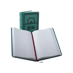 Online Boorum & Pease 66 Series Record Book, 7.63" x 12.13", Blue, 250 Sheets/Book (66-500-R) Accounting & Record Journals