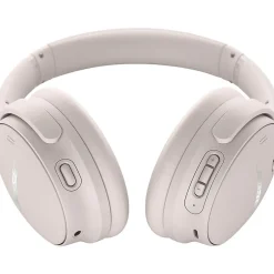 Bose QuietComfort Wireless Active Noise Cancelling Over-the-Ear Headphones, White Smoke (884367-0200)
