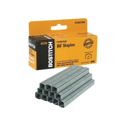 Bostitch B8 PowerCrown Chisel Tip Staples, 0.38" Leg Length, 5000/Box (STCR21153/8) New