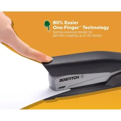 Bostitch InPower 25 Desktop Stapler, 25-Sheet Capacity, (PPR1100) Black/Gray New