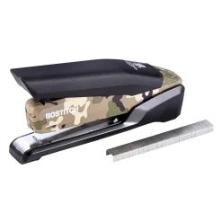 Bostitch Wounded Warrior EZ Squeeze Desktop Stapler, 28-Sheet Capacity, Staples Included, Black/Camouflage (INP28-WW) Online
