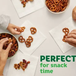 Napkins<Bounty Quilted Napkin, 1-ply, White, 200 Napkins/Pack (34885.)