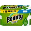 Paper Towels<Bounty Select-A-Size Triple Roll Paper Towels, 2-ply, 135 Sheets/Roll, 6 Rolls/Pack (67001/05630)