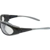 Eye Protection<Bouton Optical Safety Goggles, Fuselage, Black Frame, Clear Lens, Antifog, Anti-Scratch (250-50-0420)