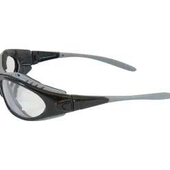 Eye Protection<Bouton Optical Safety Goggles, Fuselage, Black Frame, Clear Lens, Antifog, Anti-Scratch (250-50-0420)