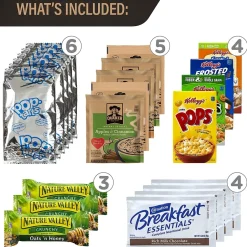 Variety Snack Packs<Break Box Breakfast Snack Box, 41/Box (700-S0002)