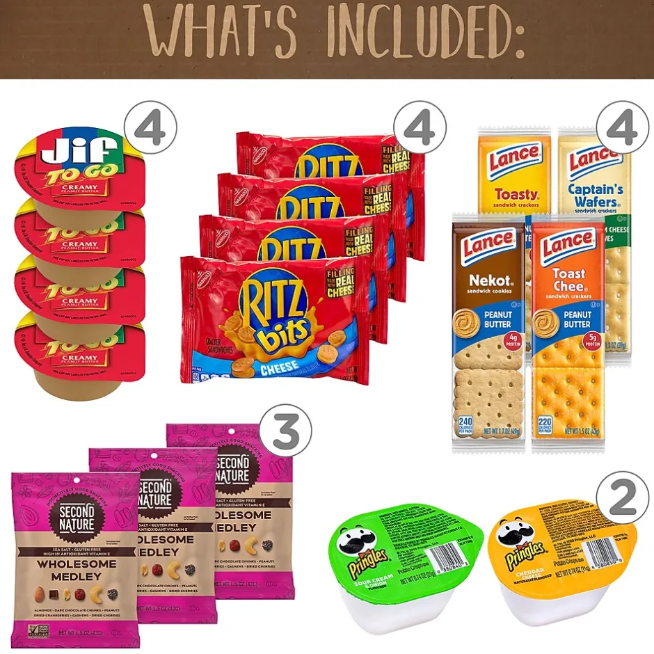 Variety Snack Packs<Break Box On The Go Snack Box, 27/Box (700-S0009)